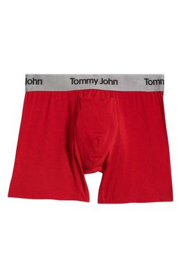 Tommy John Second Skin 4-Inch Boxer Briefs in Emboldened Red