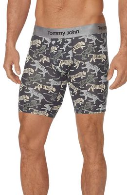 Tommy John Second Skin 8-Inch Boxer Briefs in Asphalt Big Cat