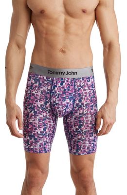 Tommy John Second Skin 8-Inch Boxer Briefs in Radiant Orchid Brick