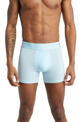 Tommy John Second Skin Apollo 4-Inch Trunks in Crystal Blue
