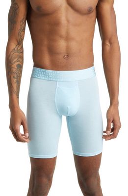 Tommy John Second Skin Apollo 8-Inch Boxer Briefs in Crystal Blue
