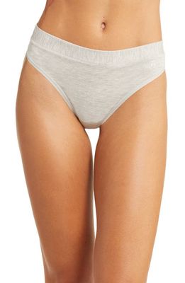 Tommy John Second Skin Heather Thong in Dove Heather