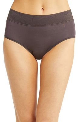 Tommy John Second Skin High Waist Lace Briefs in Shale