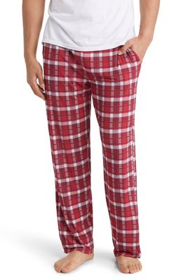 Tommy John Second Skin Sleep Pants in Emboldened Red Fireplace Plaid