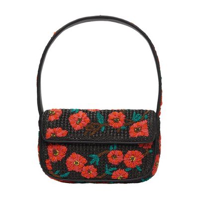 Tommy Raffia Beaded bag