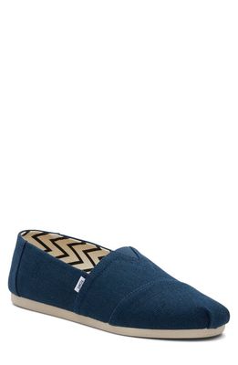 TOMS Alpargata Heritage Slip-On Sneaker in Dark Blue