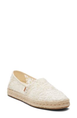 TOMS Alpargata Rope Espadrille 2.0 Shoe in Ivory 