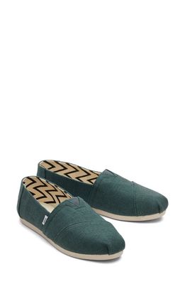 TOMS Alpargata Slip-On in Green Sneaker