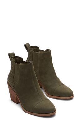 TOMS Everly Chelsea Boot in Medium Green