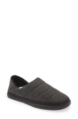 TOMS Ezra Quilted Slipper in Black