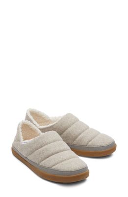 TOMS Ezra Quilted Slipper in Grey