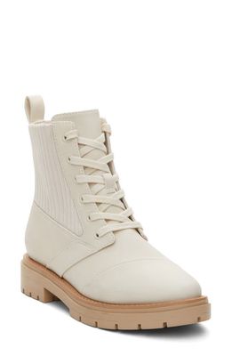 TOMS Ionie Lace-Up Boot in Beige
