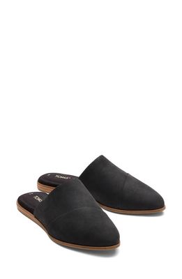 TOMS Jade Leather Flat in Black