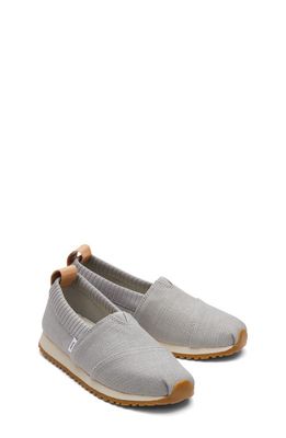 TOMS Kids' Alpargata Resident Slip-On Sneaker in Grey