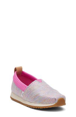 TOMS Kids' Alpargata Resident Slip-On Sneaker in Pink