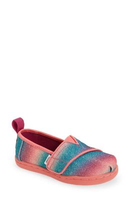 TOMS Kids' Alpargata Slip-On Sneaker in Dark Pink