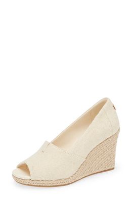 TOMS Michelle Espadrille Wedge Sandal in Natural Natural