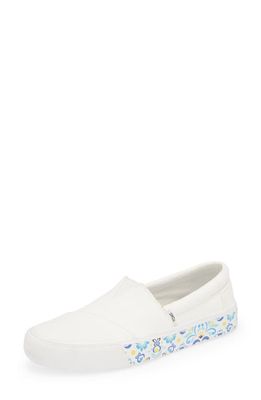 TOMS Platform Slip-On Sneaker in White