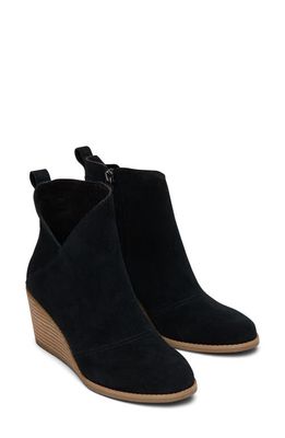 TOMS Sutton Wedge Boot in Black