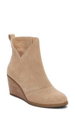 TOMS Sutton Wedge Boot in Natural