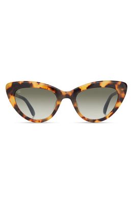 TOMS Willow 52mm Cat Eye Sunglasses in Tortoise/Olive Gradient