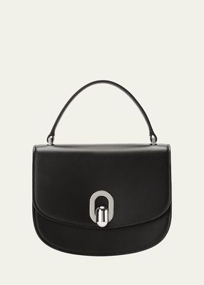 Tondo Mini Leather Top-Handle Bag