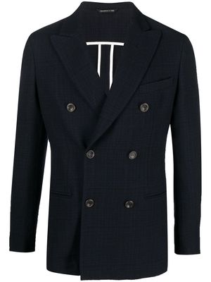 Tonello double-breasted tailored blazer - Blue