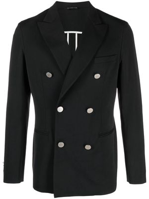 Tonello peak-lapels double-breasted blazer - Black