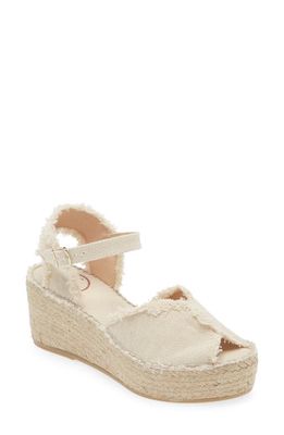 Toni Pons Isaura Platform Wedge Sandal in Ecru