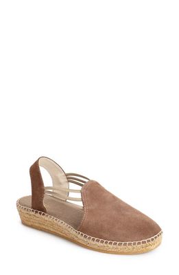 Toni Pons 'Nuria' Suede Sandal in Taupe