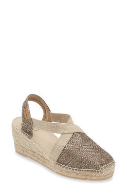 Toni Pons 'Triton' Espadrille Wedge in Olive