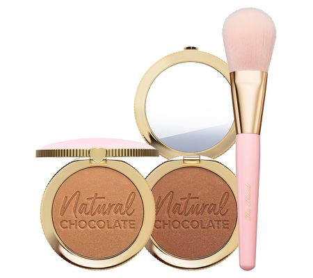 Too Faced Chocolate Soleil: Natural Bronzer Duo& Brush
