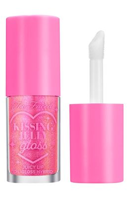 Too Faced Kissing Jelly Lip Oil Gloss in Bubblegum