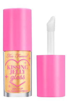 Too Faced Kissing Jelly Lip Oil Gloss in Pina Colada