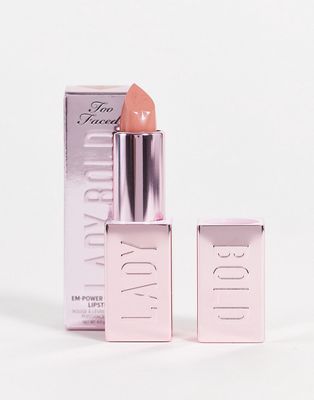 Too Faced Lady Bold Em-Power Pigment Cream Lipstick - Brave-Neutral