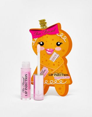 Too Faced Lip Injection Maximum Plump Mini Gift Ornament-Clear