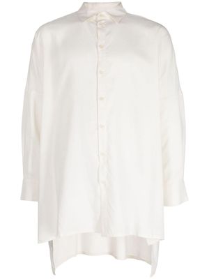 Toogood button-fastening silk shirt - Neutrals