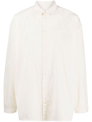 Toogood button-up long-sleeved shirt - White