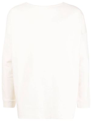 TOOGOOD crew neck pullover sweatshirt - White