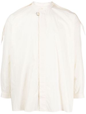 Toogood Fishermans panelled cotton shirt - Neutrals