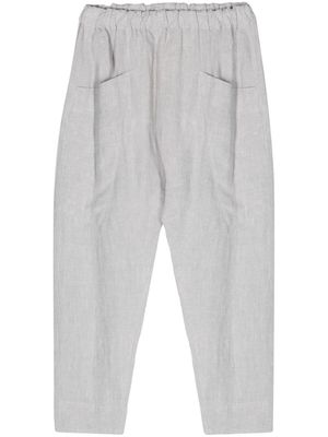 Toogood Perfumer linen cropped trousers - Grey