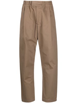 Toogood Signaller tapered-leg trousers - Brown