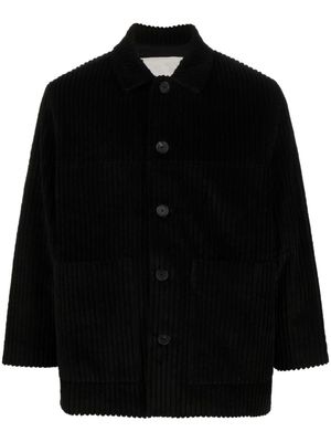 Toogood Stonemason corduroy shirt jacket - Black