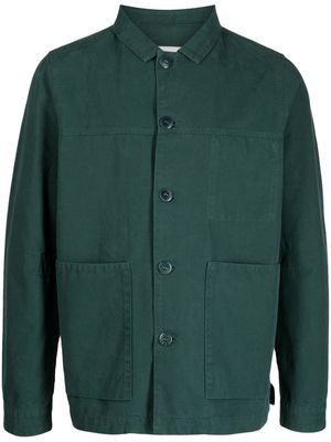 Toogood The Carpenter cotton shirt jacket - Green