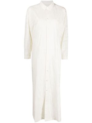 Toogood The Draughtsman shirt dress - White