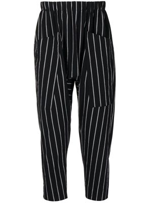 Toogood The Perfumer striped trousers - Black