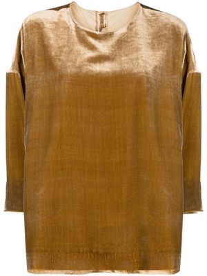 Toogood The Pianist velour top - Brown