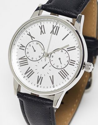 Topman black classic watch