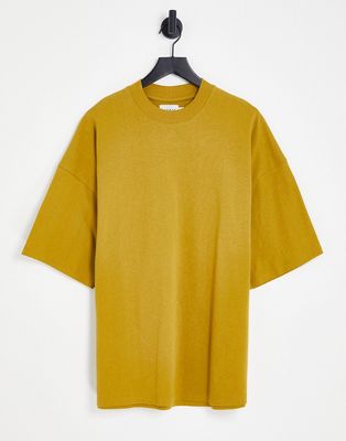 Topman extreme oversized t-shirt in mustard - MUSTARD-Yellow