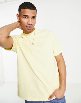 Topman oversized t-shirt in pale yellow - YELLOW